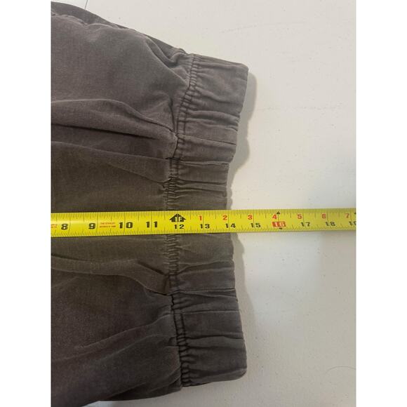 Les Tien Pants Womens Small Gray Cotton Elastic Waist Loungewear Sweatpants USA - Picture 4 of 11